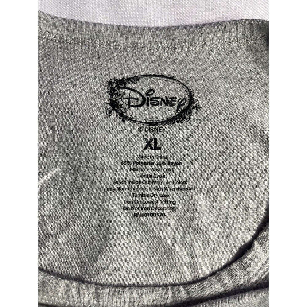 Disney Mickey Mouse Graphic Tank Top XL Gray Sleeveless Casual - Picture 2 of 5